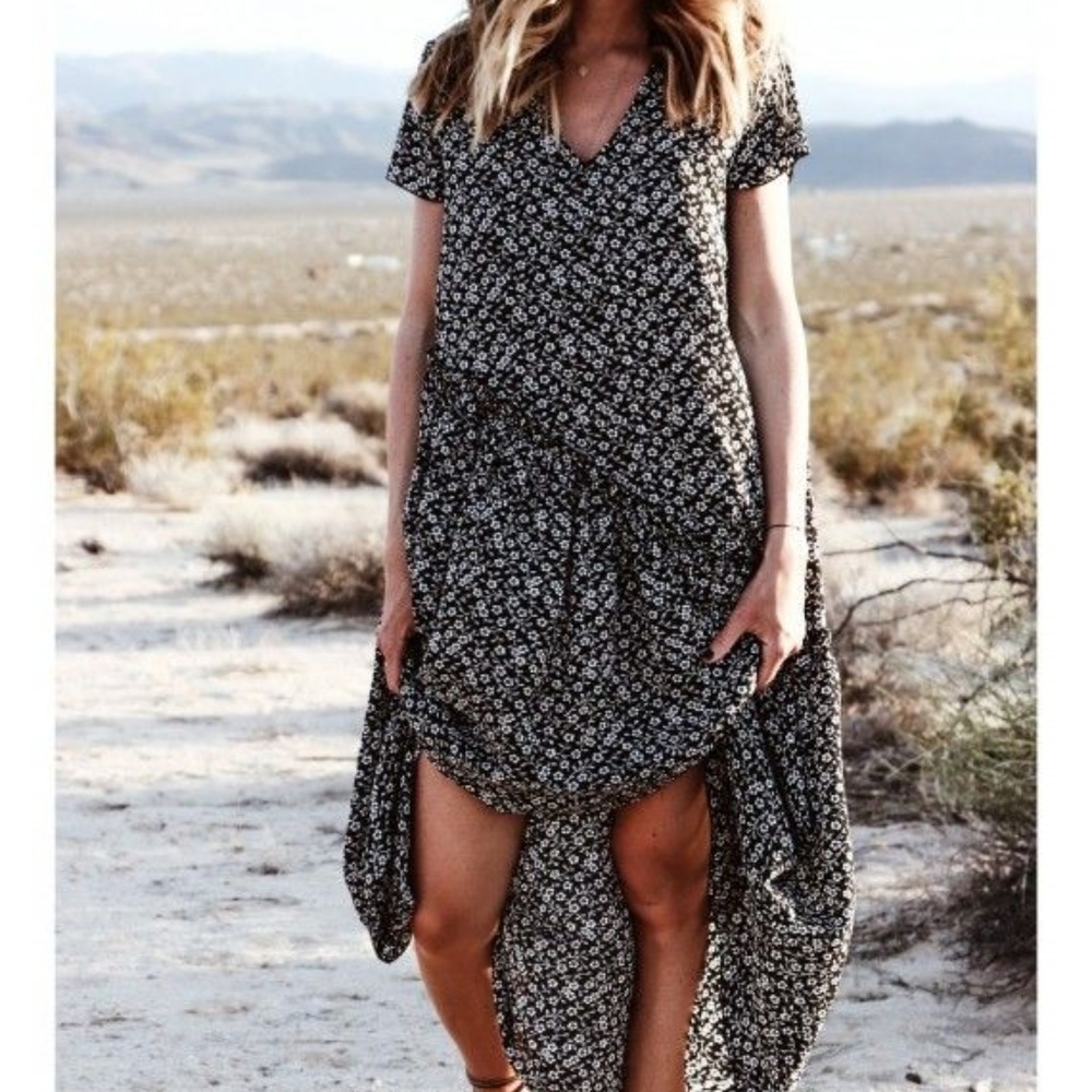 Dress "Jessy Flower" Navy Paris - Sold out